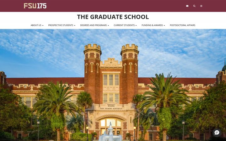 Screenshot of gradschool.fsu.edu