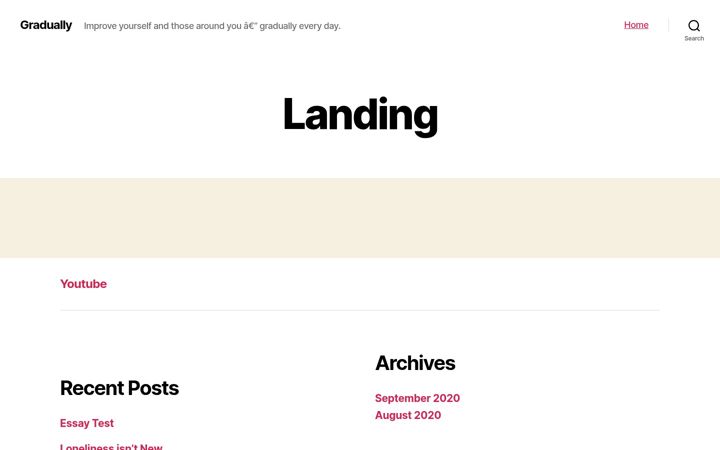 Screenshot of gradually.co