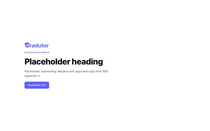 Screenshot of gradutor.com