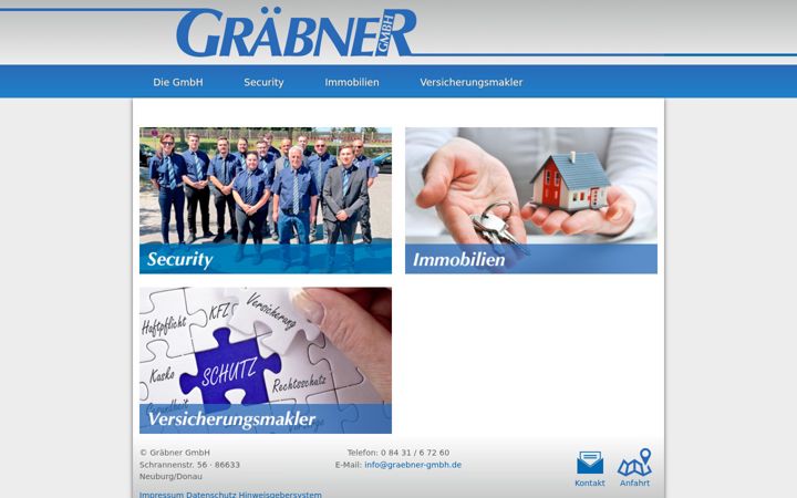 Skærmbillede af graebner-gmbh.de