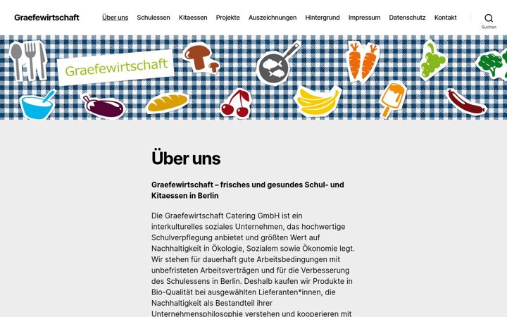 Screenshot of graefewirtschaft.org