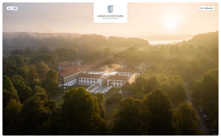 Screenshot of graeflicher-park.de