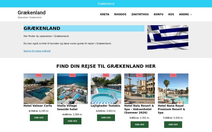 Screenshot of graekenland.dk