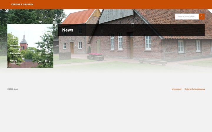 Screenshot of graes.de