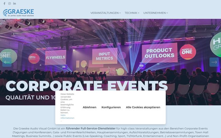 Screenshot of graeske-audio-visual.com