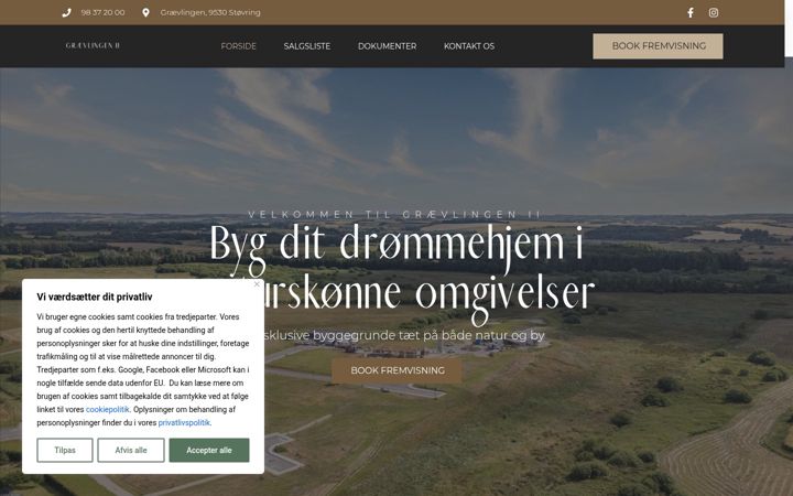 Screenshot of graevlingen-stoevring.dk