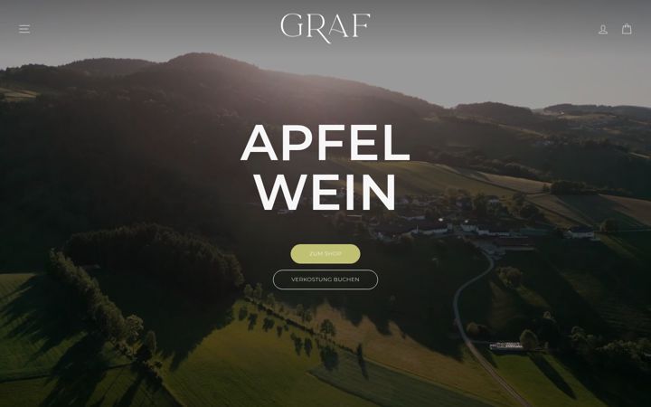 Screenshot of graf-apfelwein.at