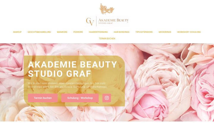 Screenshot of graf-beauty.at