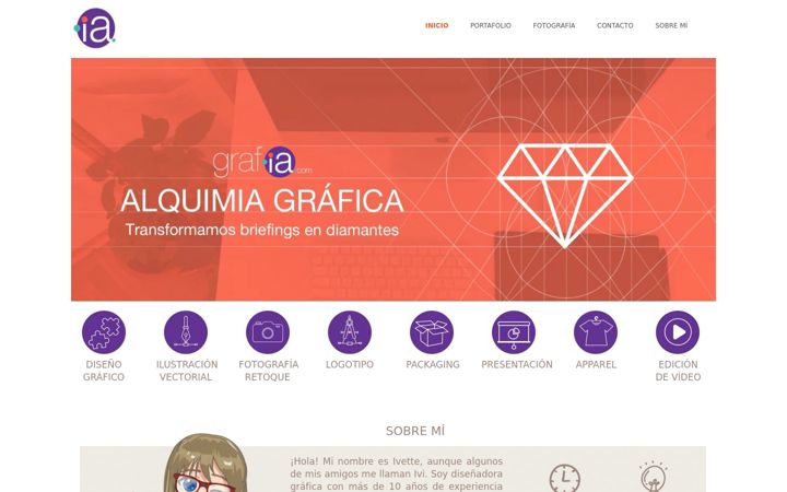 Screenshot of graf-ia.com