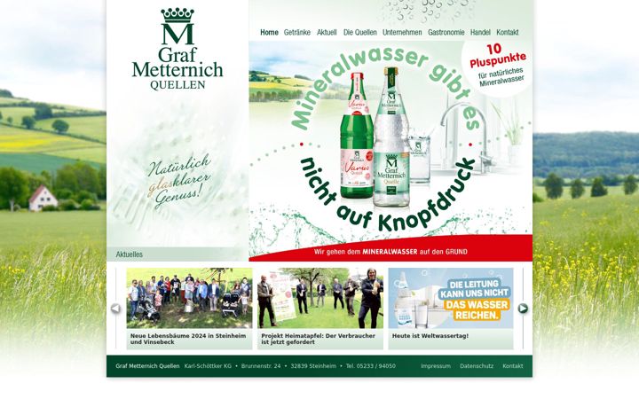 Screenshot of graf-metternich-quellen.de