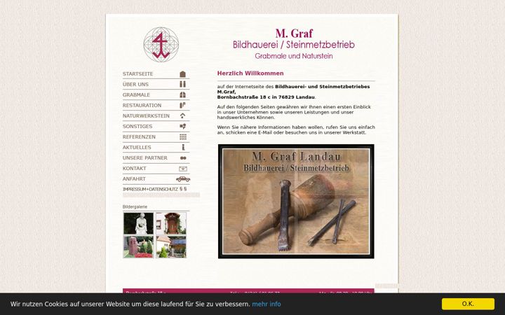 Screenshot of graf-naturstein.de