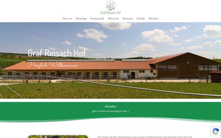 Screenshot of graf-reisach-hof.de