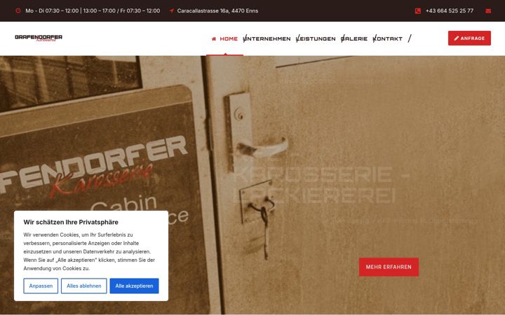Screenshot of grafendorfer.com