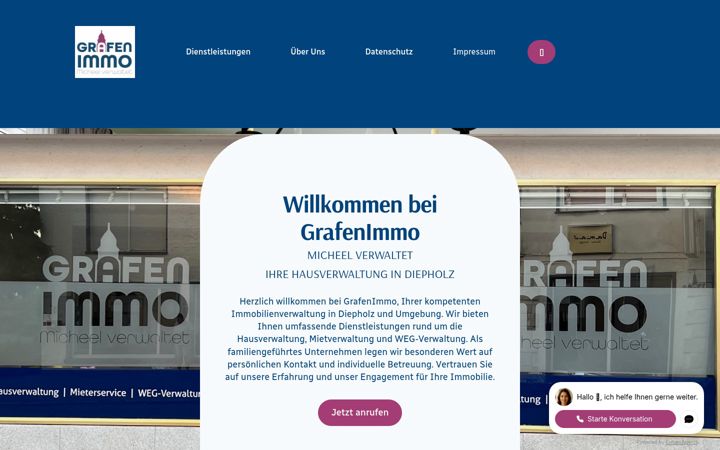 Screenshot of grafenimmo.de