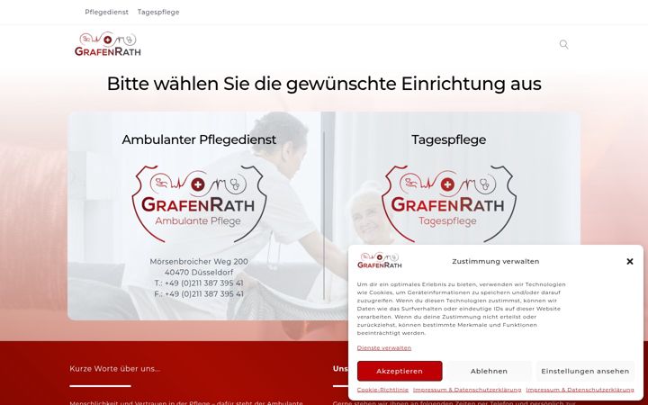 Screenshot of grafenrath.de