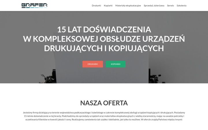 Screenshot of grafer.com.pl