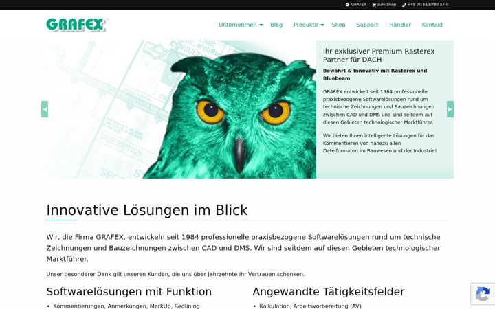 Screenshot of grafex.de