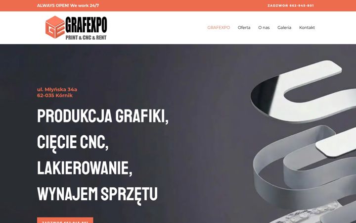Screenshot of grafexpo.pl