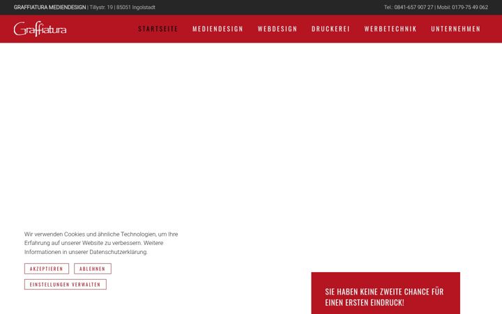 Screenshot of graffiatura.de