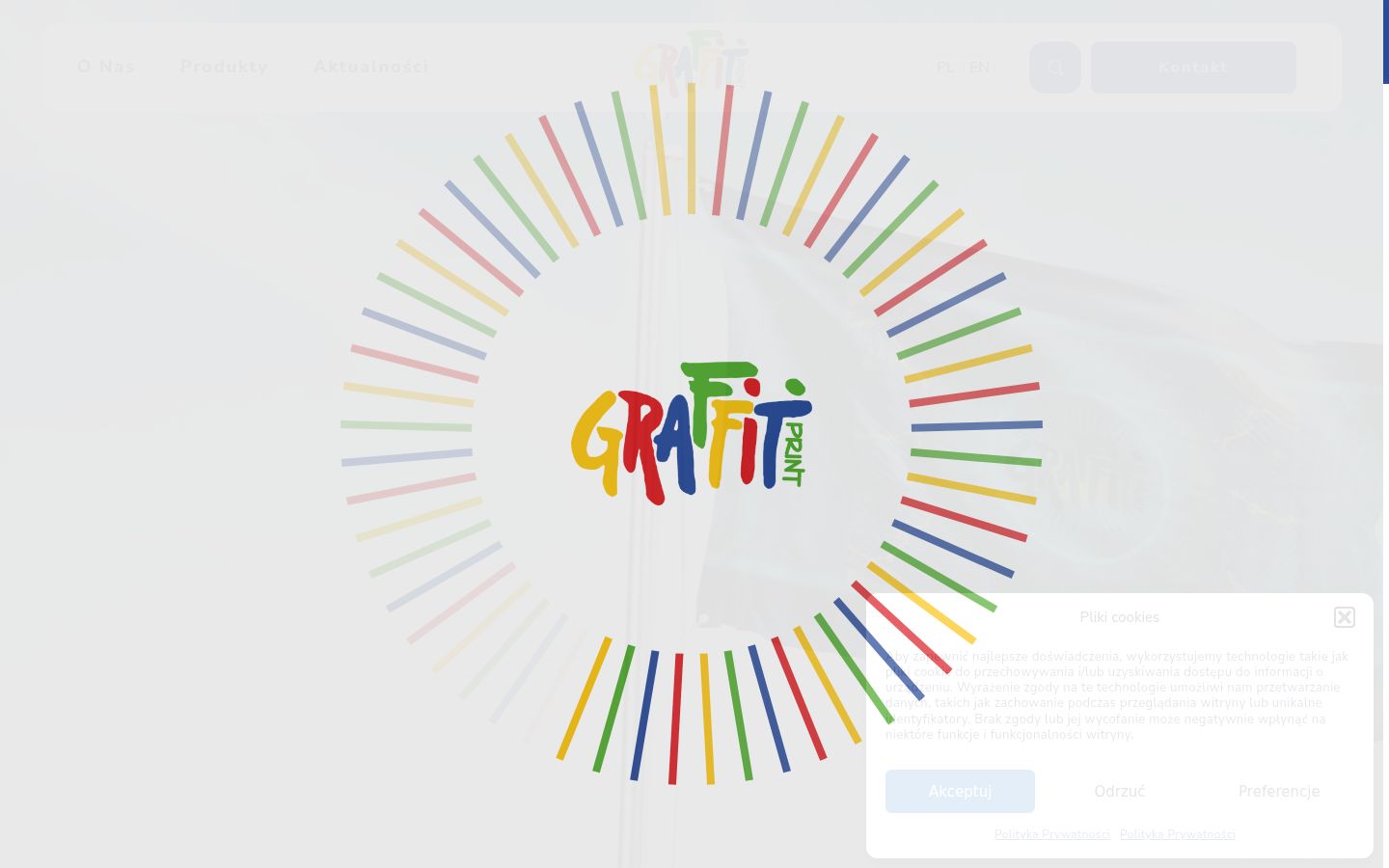Captura de ecrã do banner de consentimento apresentado antes de qualquer interação