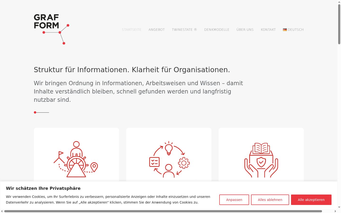 Screenshot tal-banner tal-kunsens muri qabel kwalunkwe interazzjoni