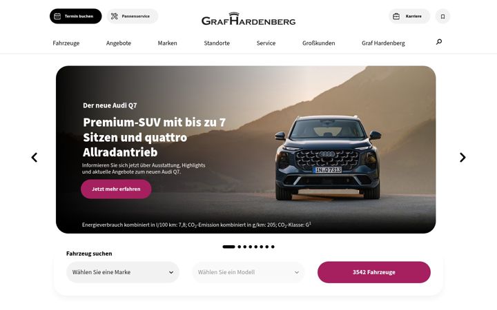 Screenshot of grafhardenberg.de