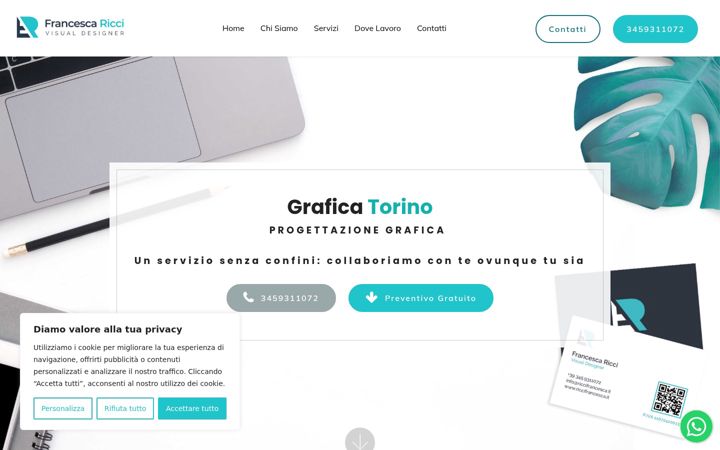 Screenshot of grafica.torino.it