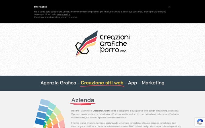 Screenshot of graficaporro.it