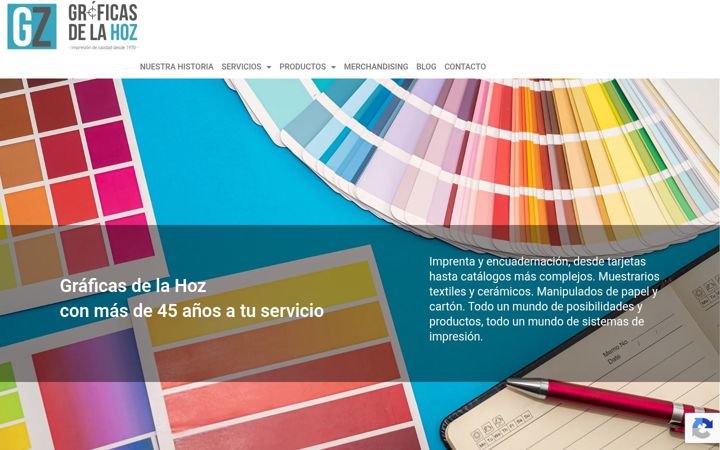 Screenshot of graficasdelahoz.com
