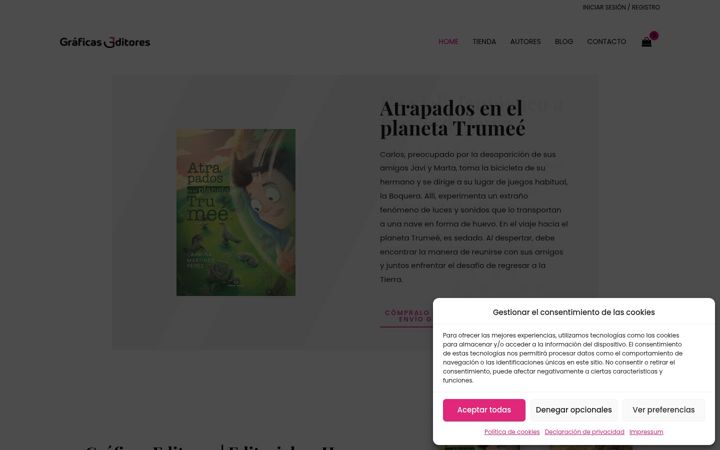 Screenshot of graficaseditores.com