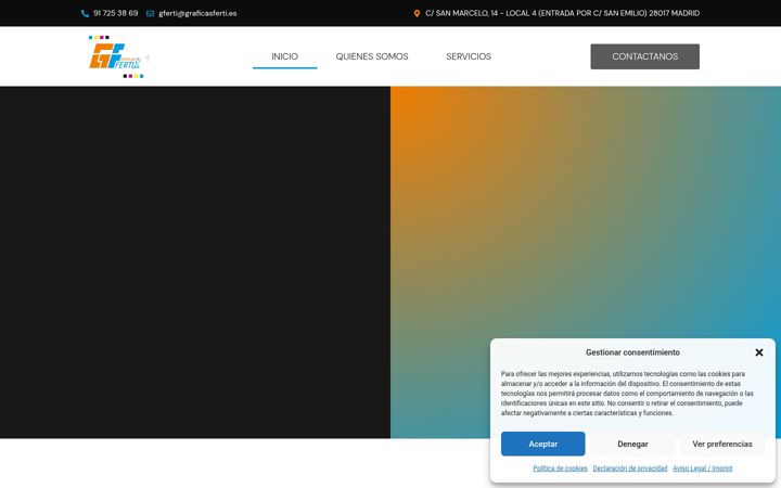 Screenshot of graficasferti.es