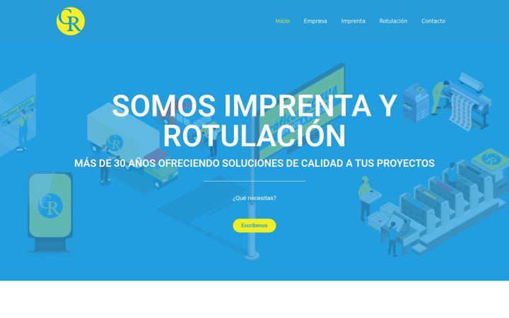 Captura de pantalla de graficasrosua.com