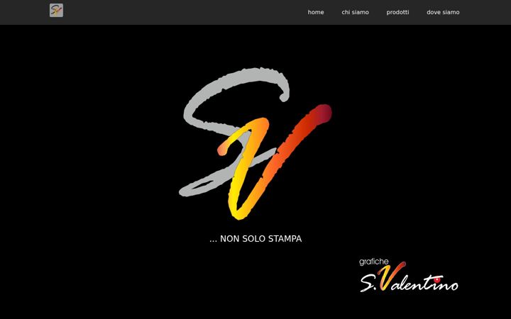 Screenshot of grafichesanvalentino.it