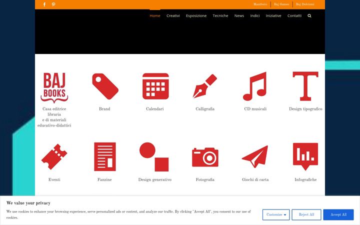 Screenshot of graficisenzafrontiere.net