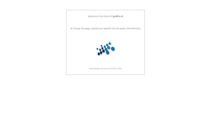 Screenshot of grafics.nl