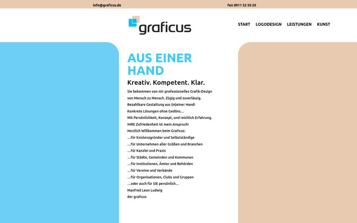 Screenshot of graficus.de