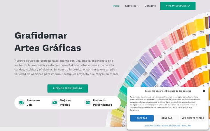 Screenshot of grafidemar.com
