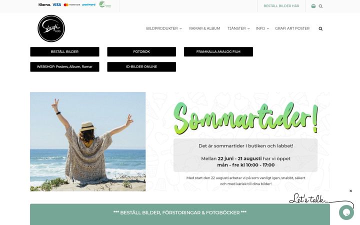Screenshot of grafifoto.se