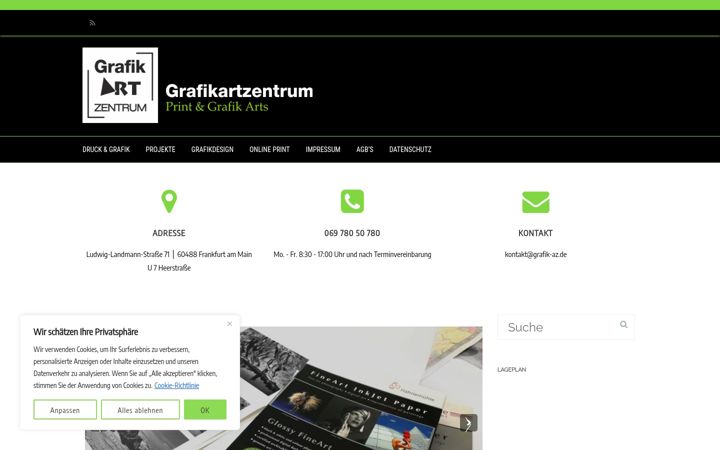 Screenshot of grafik-az.de