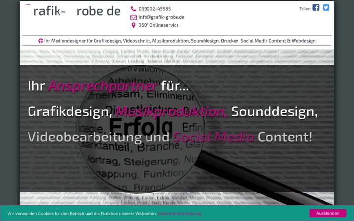 Screenshot of grafik-grobe.de