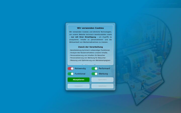 Screenshot of grafik-zentrum.de