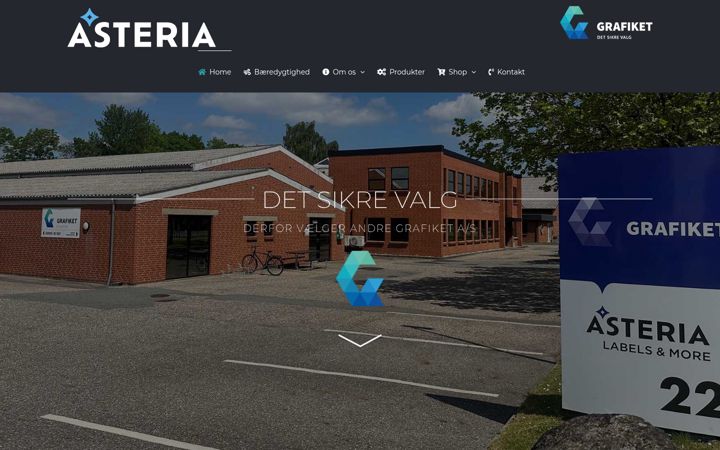 Screenshot van grafiket.dk