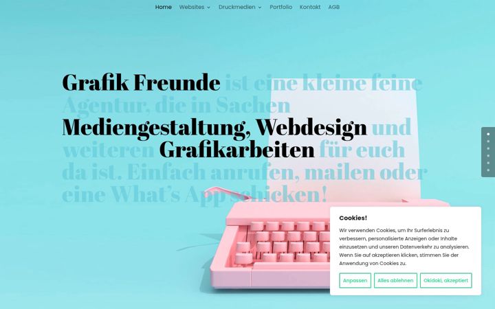 Screenshot of grafikfreun.de