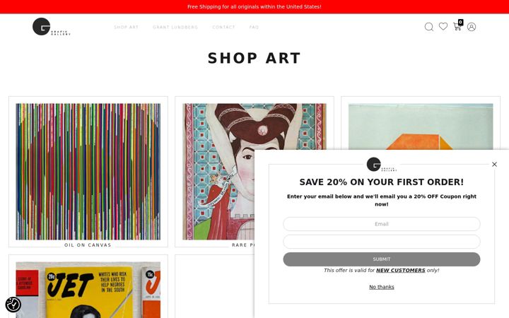 Screenshot of grafikgallery.com