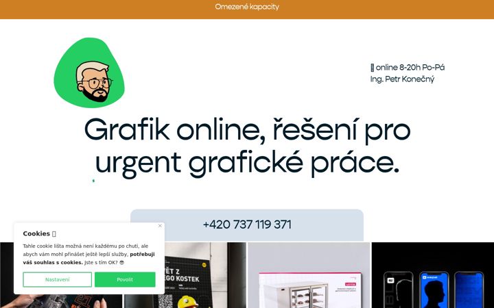 Screenshot of grafikonline.cz