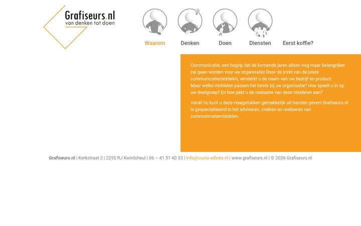 Screenshot of grafiseurs.nl