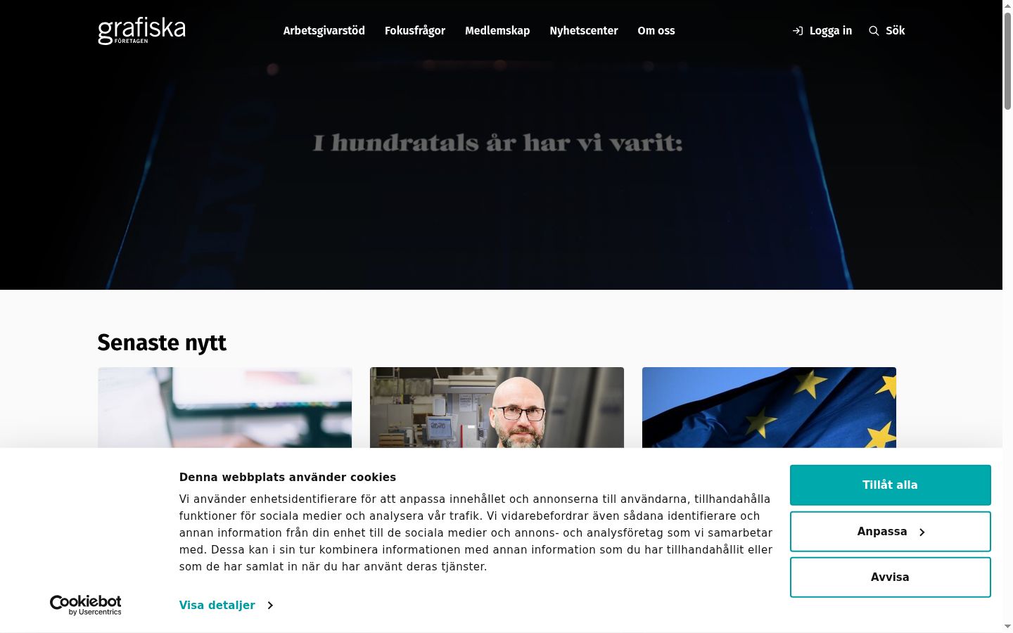 Zrzut ekranu banera zgody wyświetlanego przed jakąkolwiek interakcją