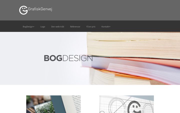 Screenshot of grafiskgenvej.dk