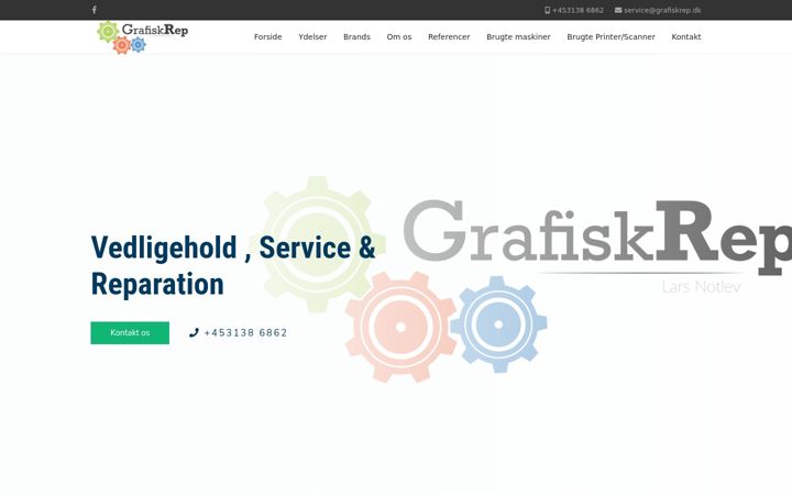 Screenshot of grafiskrep.dk