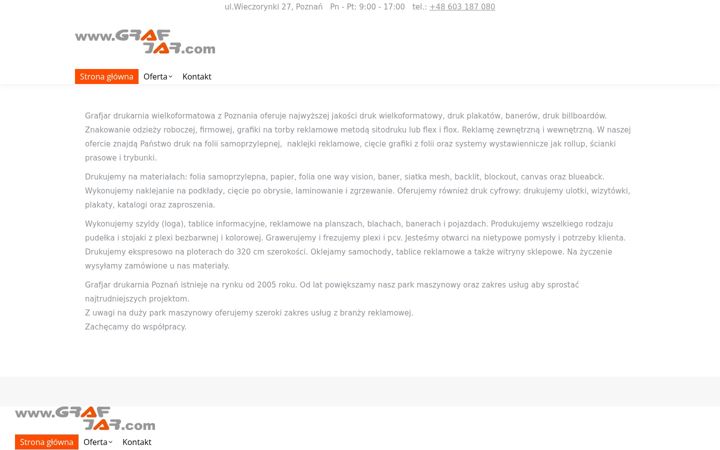 Screenshot of grafjar.com